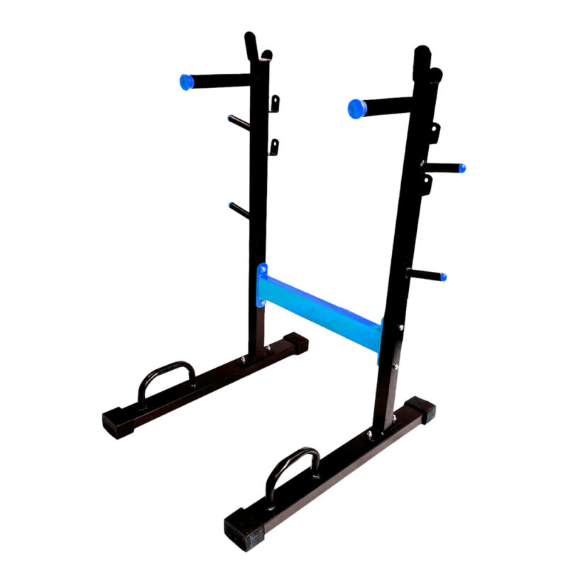 FINEKART 4 in 1 Dip Stand with Fitness Bar Holder Weight Plate Holder Push Up Stand for Home Gym
