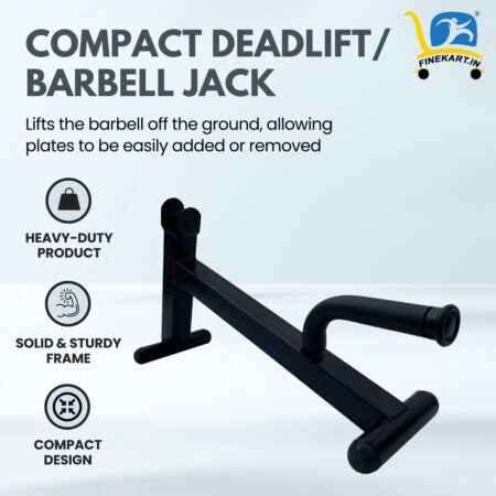 FINEKART Compact Deadlift/ Barbell Jack for Home Gym Workout