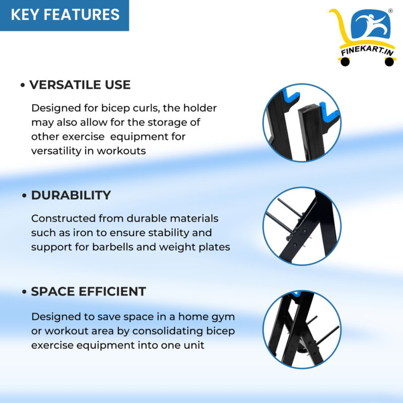 FINEKART Multifunction Squat Rack Stand Barbell Rack for Home Gym