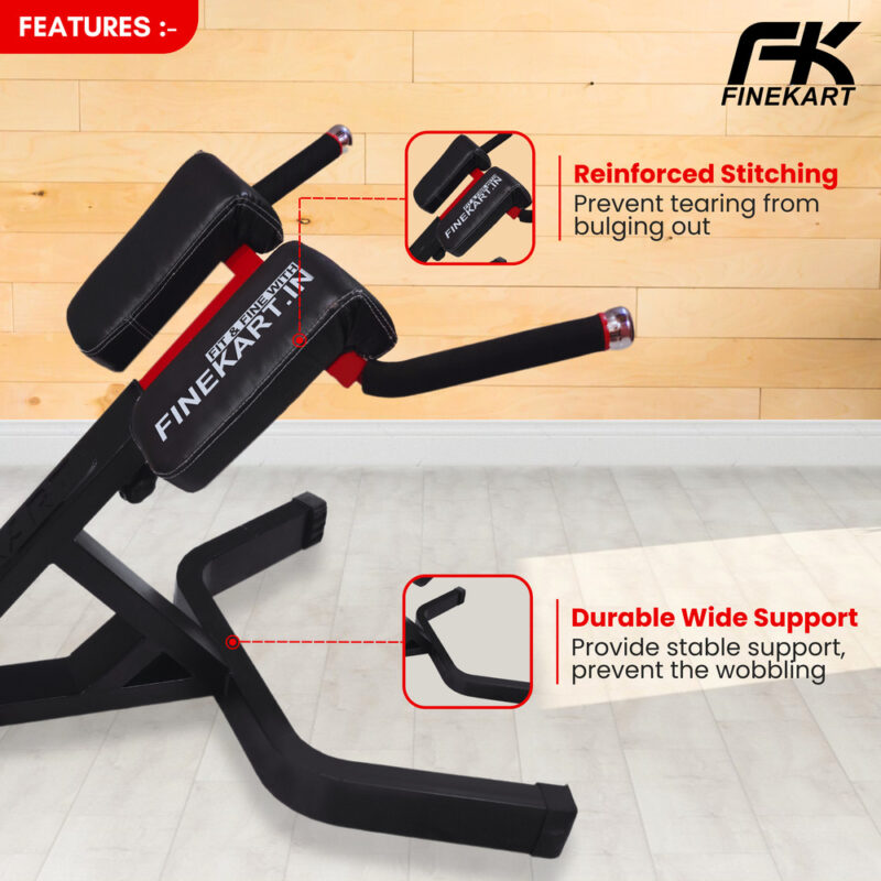 FINEKART Multi-Functional Hyper Extension Bench for Daily Workout (1)