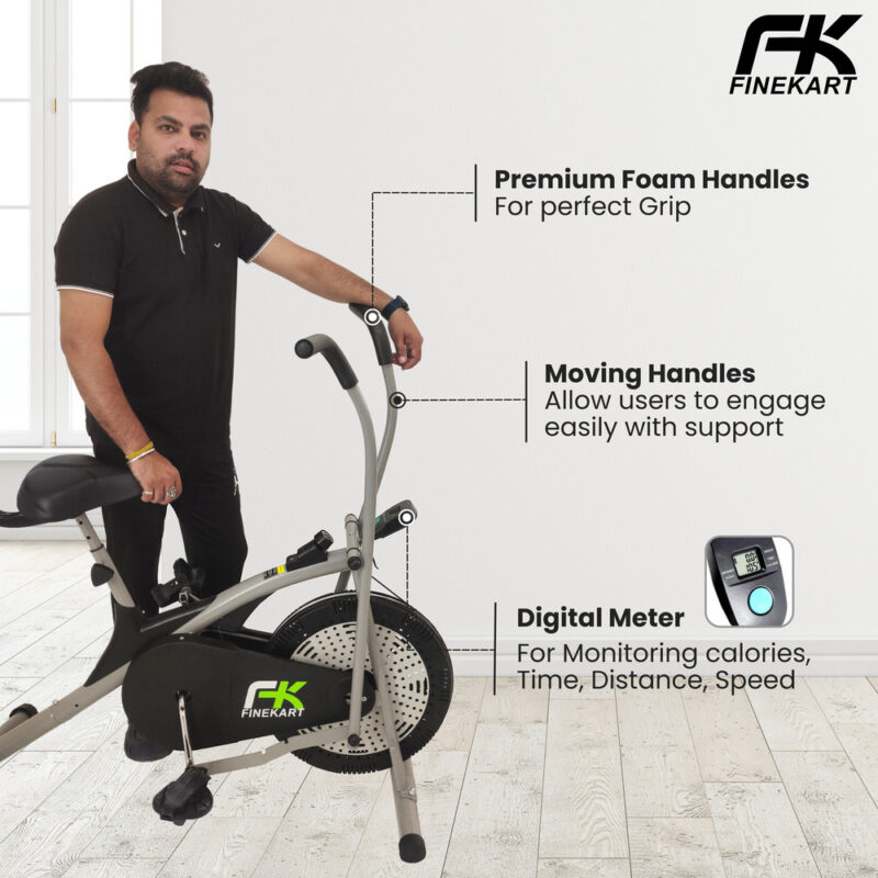 FINEKART Premium Quality Exercise Cycle with Back Support for Home Gym