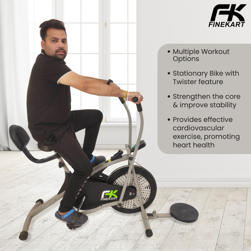 FINEKART Premium Quality Exercise Cycle with Twister for Home Gym